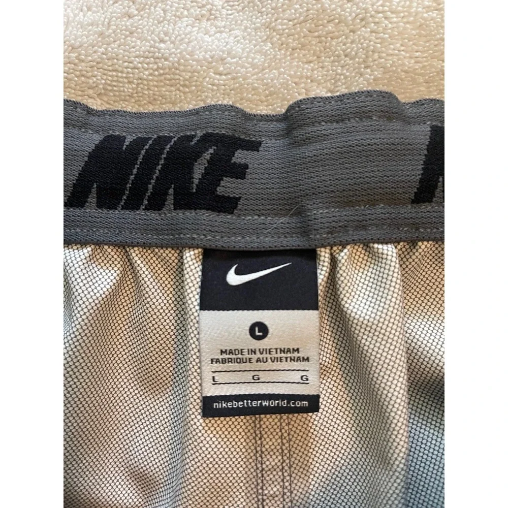 Nike Gold Storm Fit Pants Men's Sz Large Blue-Grey Pull up Zip‎ Leg